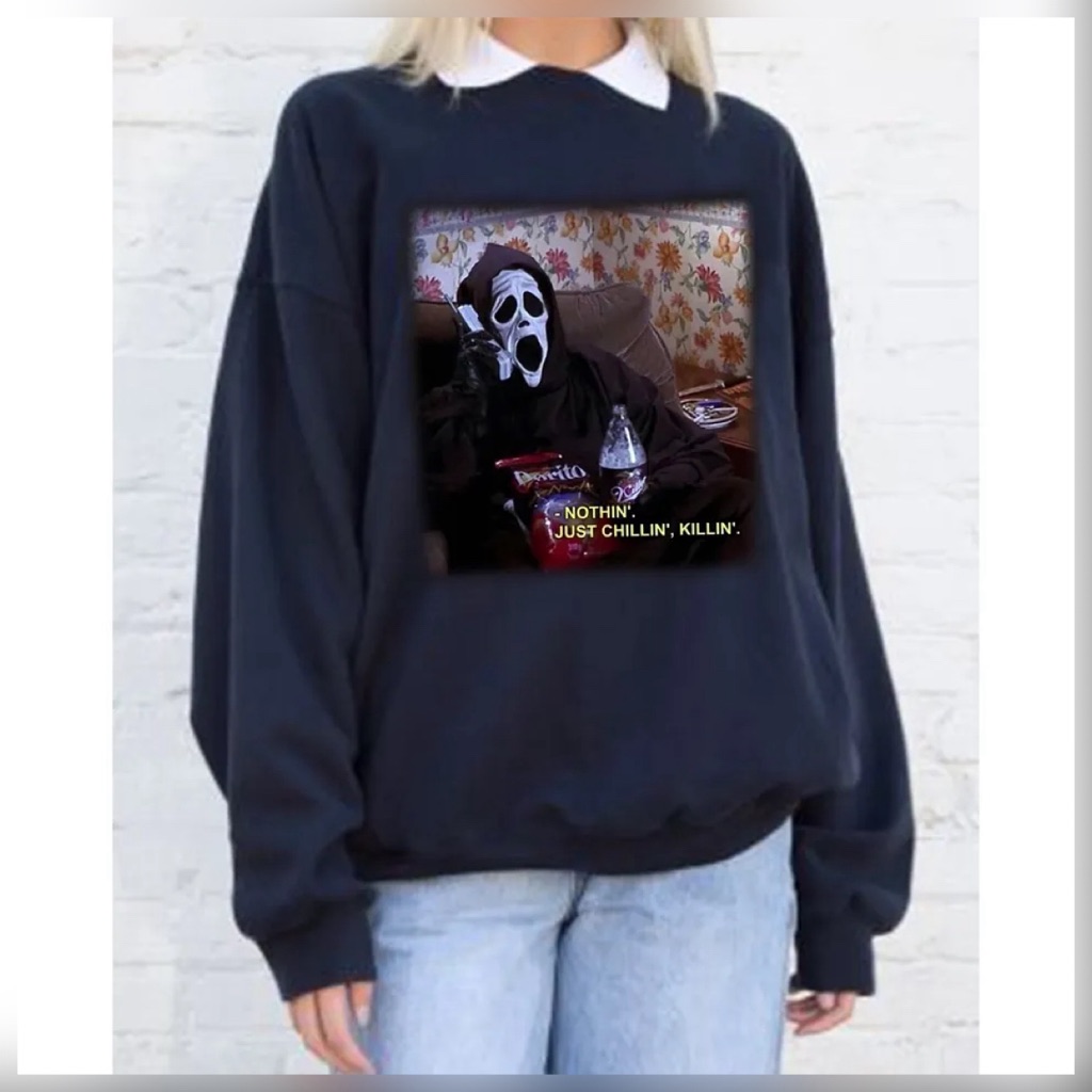 Ghostface Halloween Sweater